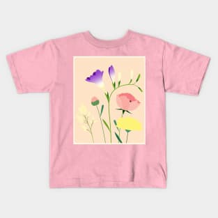 My Beautiful flowers Kids T-Shirt